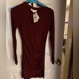 Pink Rose XS long sleeve dress